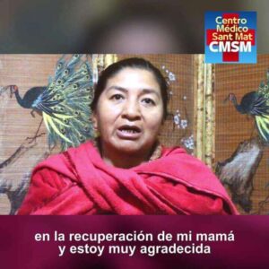 testimonio de hija de paciente con cancer en el estomago tratado en el centro medico sant mat con el dr guery cordero
