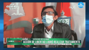 dr guery del centro medico sant mat gana accion de libertad a la alcaldia de la paz bolivia a favor de la vida de persona para uso de dioxido de cloro