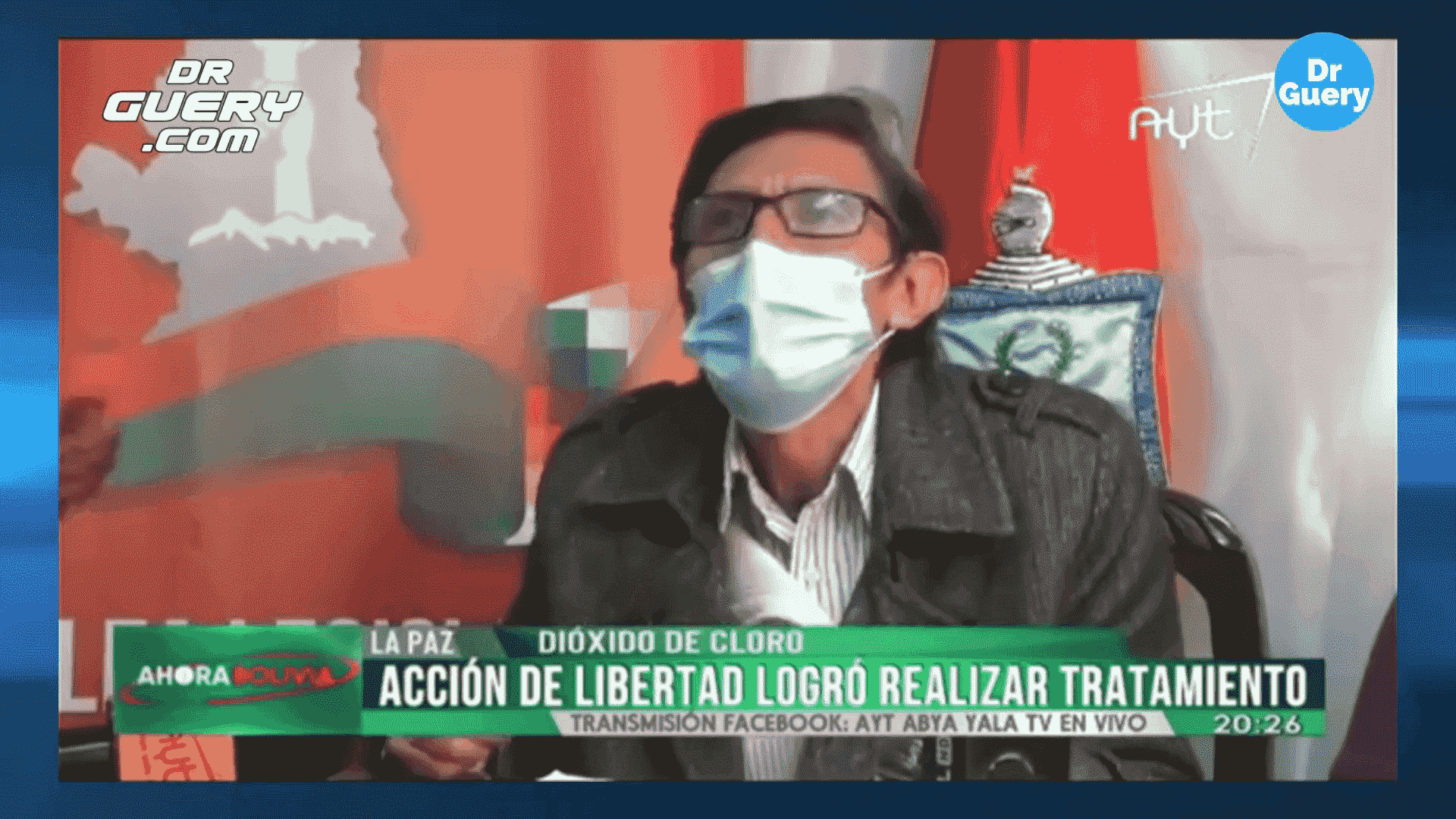 dr guery del centro medico sant mat gana accion de libertad a la alcaldia de la paz bolivia a favor de la vida de persona para uso de dioxido de cloro
